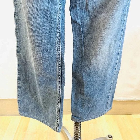 DKNY JEANS Women Bootcut Mid-Rise Cotton Denim Blue Jeans Pants Size 30X30 - Picture 2 of 13